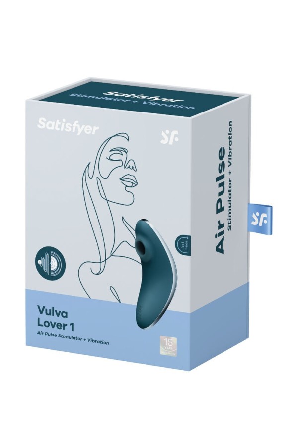 Vulva Lover 1 Luftpulsstimulator & Vibrator Blau von Satisfyer Air Pulse kaufen | Fesselliebe