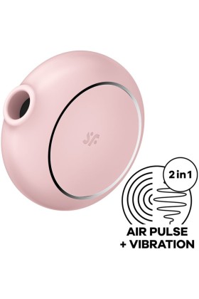 Pro To Go 3 Doppelter Luftpulsstimulator & Vibrator Rosa von Satisfyer Air Pulse kaufen | Fesselliebe