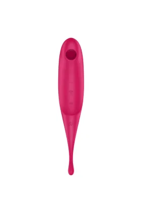 Twirling Pro Air Pulse Stimulator & Vibrator Rot von Satisfyer Air Pulse