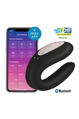 Double Joy Con App Schwarz von Satisfyer Connect