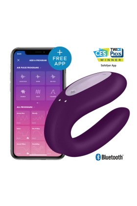Double Joy Con App Lila von Satisfyer Connect kaufen | Fesselliebe