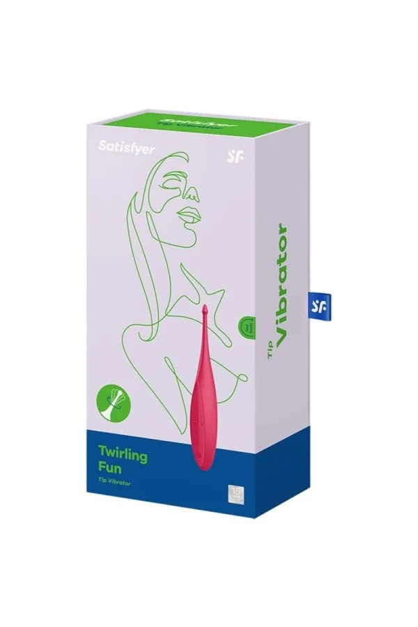 Twirling Fun Tip Vibrator - Rot von Satisfyer Vibrator kaufen - Fesselliebe