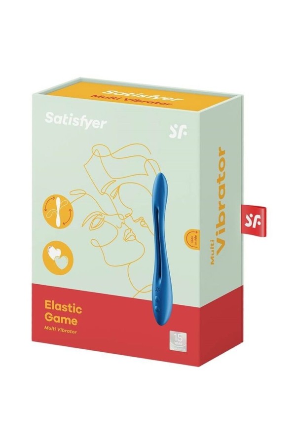 Elastic Game Multi Vibrator Blau von Satisfyer Vibrator kaufen | Fesselliebe