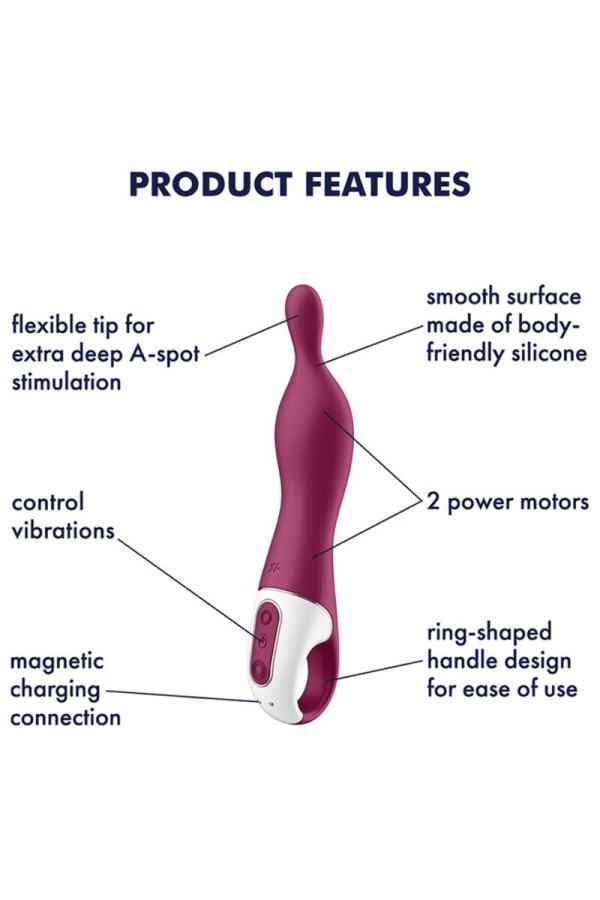 Amazing 1 Aspot Vibrator Beere von Satisfyer Vibrator kaufen | Fesselliebe