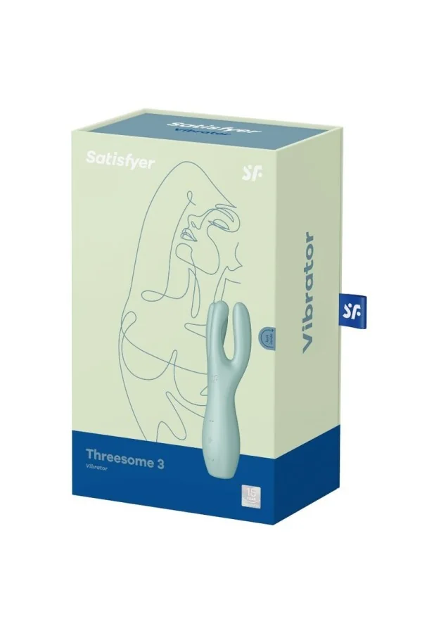 Threesome 3 Vibrator - Mint von Satisfyer Vibrator kaufen - Fesselliebe