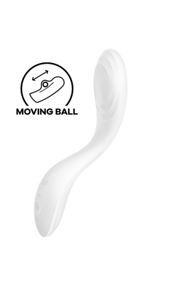 Rrrolling Pleasure Gspot Vibrator Weiss von Satisfyer Vibrator kaufen | Fesselliebe