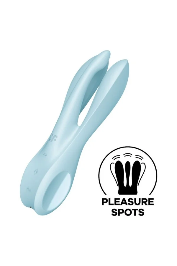 Threesome 1 Vibrator - Blau von Satisfyer Vibrator kaufen - Fesselliebe