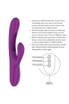 Apolo Wiederaufladbarer Multifunktionsvibrator 7 Vibrationen mit Lila Schwingender Zunge von Intense kaufen - Fesselliebe