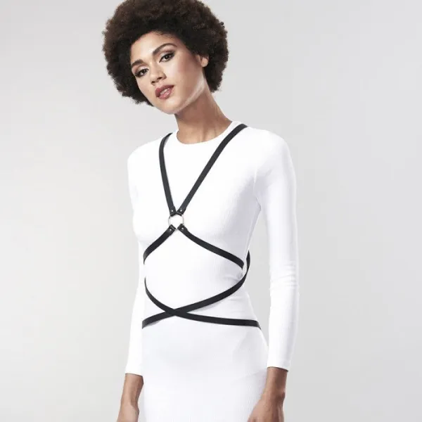 Multi-Way Harness Schwarz von Bijoux Maze kaufen | Fesselliebe