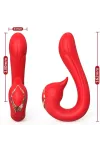 Delfin Vibrator Multiposition & Wärmeeffekt Rot von Armony Vibrators