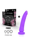 Strap-On Harness + Lila Silikondildo 20 X 4cm von Deltaclub kaufen - Fesselliebe