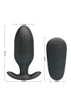 Kelly Plug Anal Wiederaufladbarer Vibrator Schwarz von Pretty Love Bottom kaufen - Fesselliebe