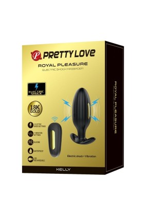 Kelly Plug Anal wiederaufladbarer Vibrator Schwarz von Pretty Love Bottom kaufen | Fesselliebe