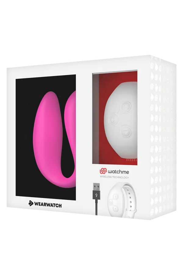 Dual Pleasure Wireless Technology Fuchsia / Snowy von Wearwatch kaufen - Fesselliebe