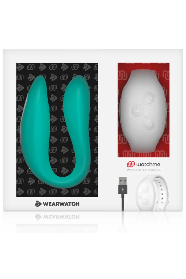 Dual Pleasure Wireless Technology Aquamarine / Snowy von Wearwatch kaufen - Fesselliebe