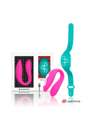 Dual-Technologie-Watchme-Vibrator Fuchsia / Meerwasser von Wearwatch