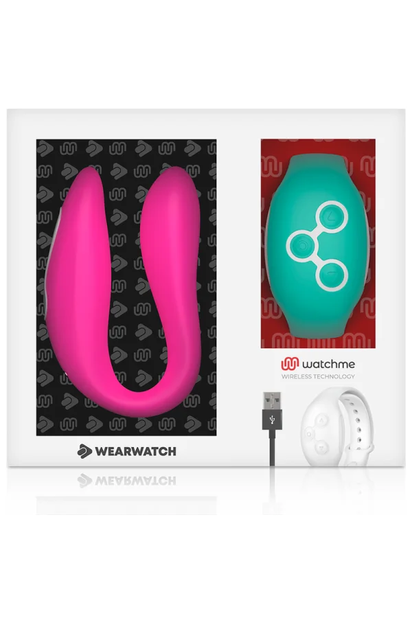 Dual Pleasure Drahtlose Technologie Fuchsia / Aquamarine von Wearwatch kaufen - Fesselliebe