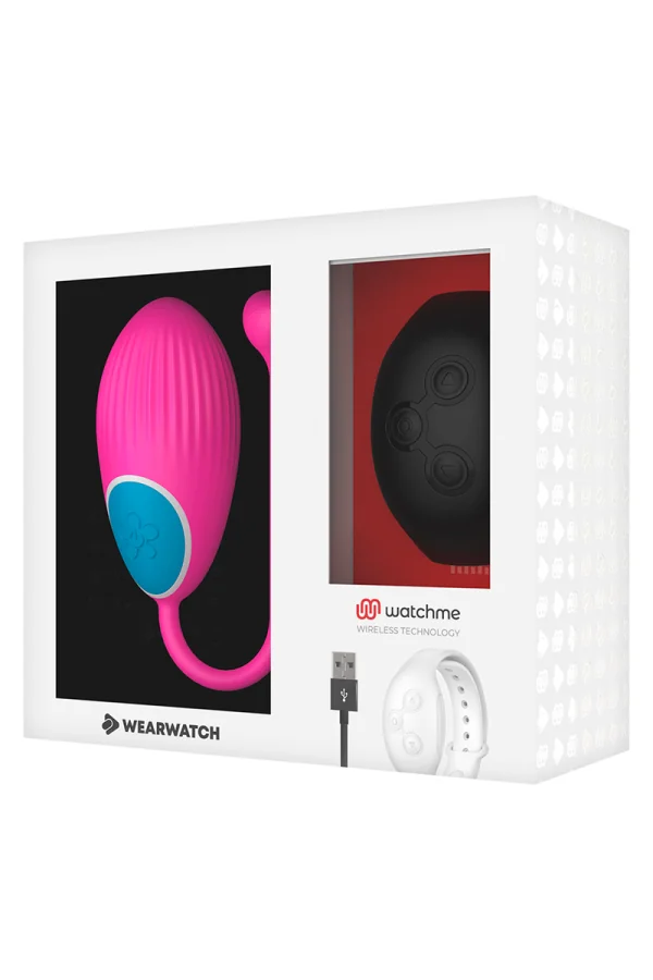 Egg Wireless Technology Uhr Fuchsia / Jet Schwarz von Wearwatch kaufen - Fesselliebe