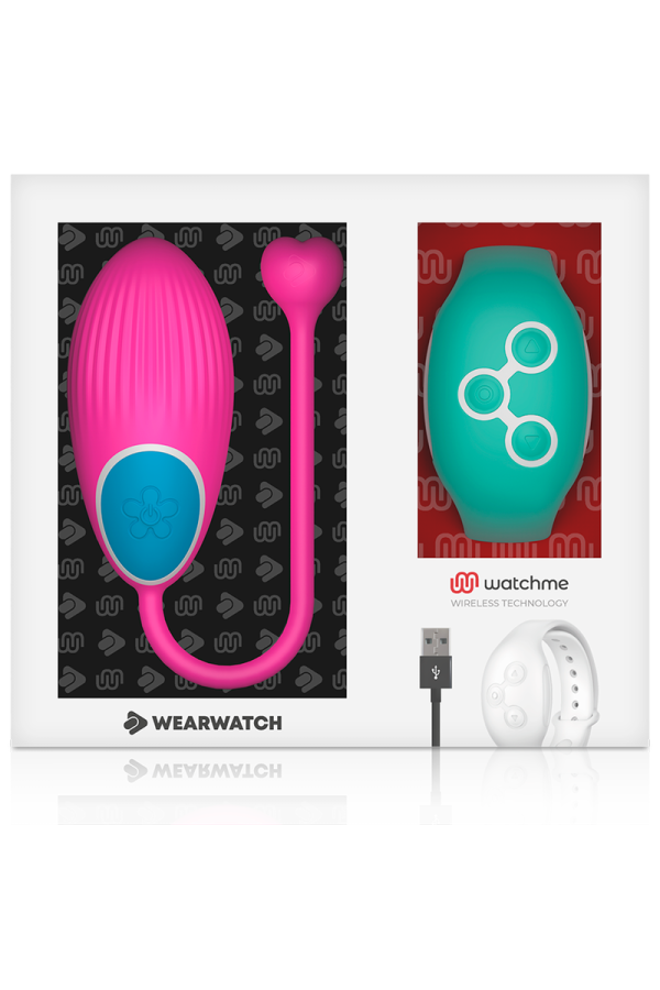 Watchme-Technologie mit Fernbedienung Ei Fuchsia / Meerwasser von Wearwatch kaufen | Fesselliebe