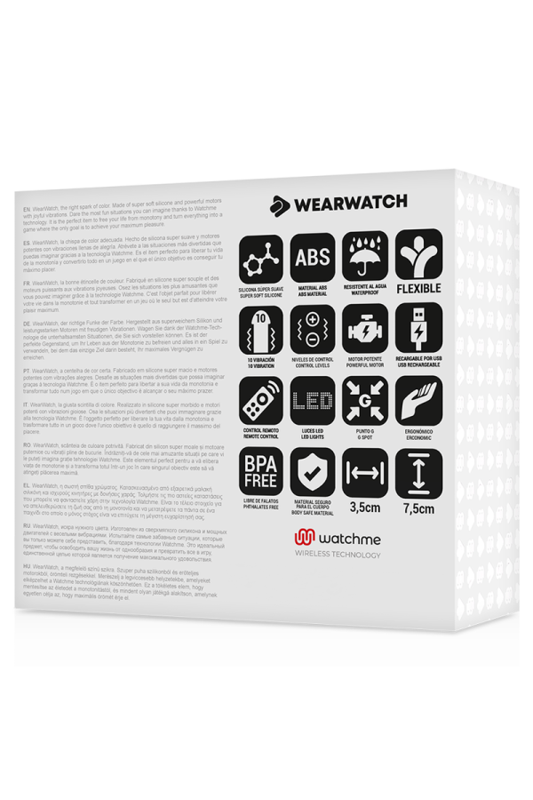 Watchme-Technologie mit Fernbedienung Ei Fuchsia / Meerwasser von Wearwatch kaufen | Fesselliebe