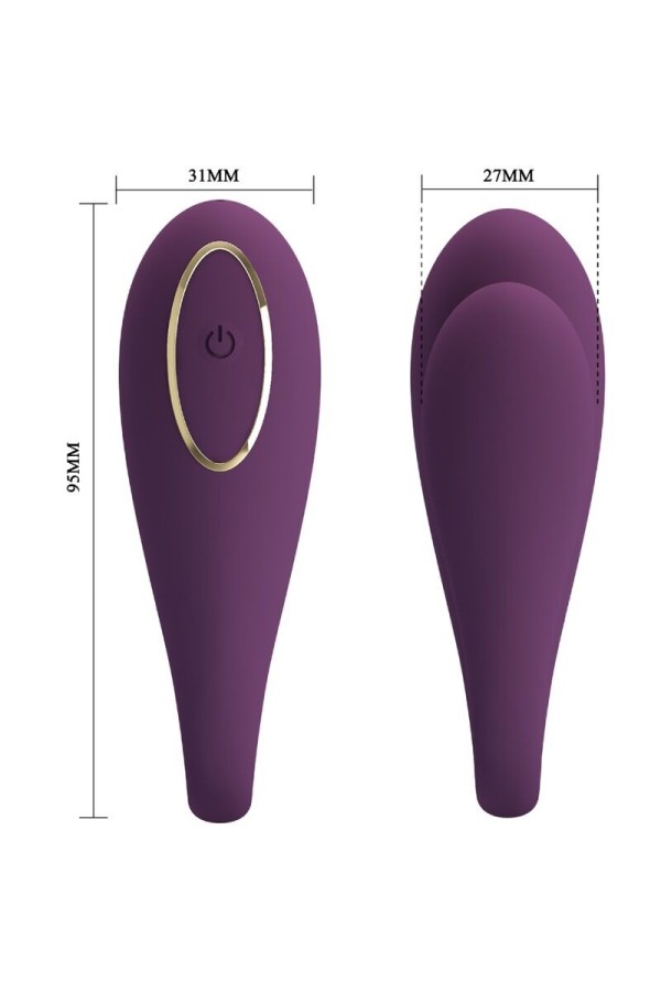 August Remote Global Doppelt Vergnügen Vibrator von Pretty Love C-Type kaufen | Fesselliebe