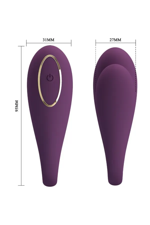 PRETTY LOVE - AUGUST REMOTE GLOBAL DOPPELT VERGNÜGEN VIBRATOR kaufen - Fesselliebe