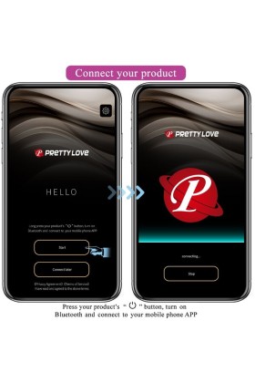 August Remote Global Doppelt Vergnügen Vibrator von Pretty Love C-Type kaufen | Fesselliebe