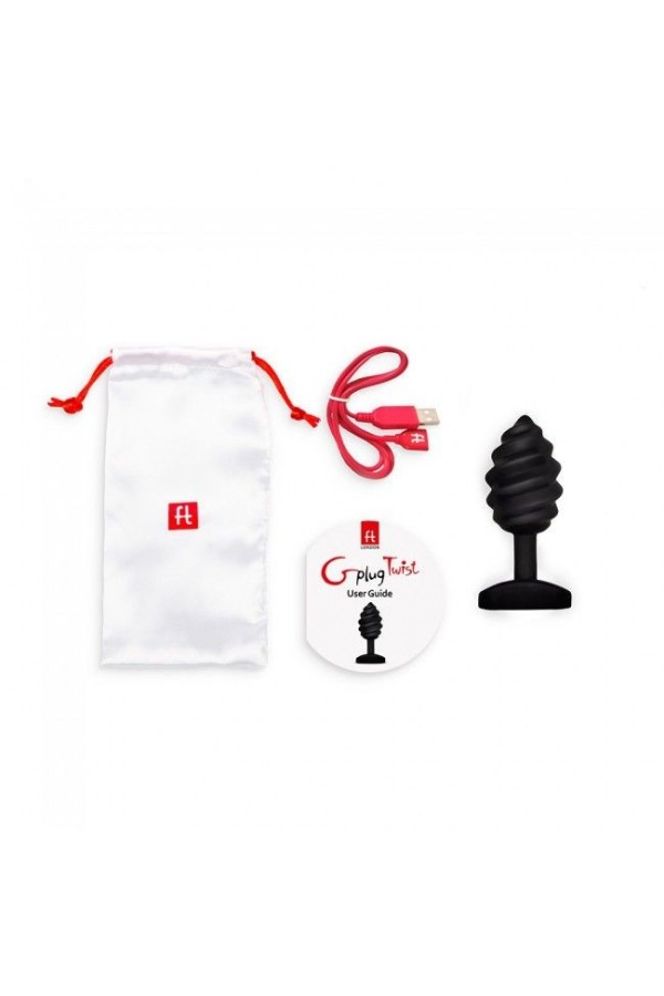 Plug Twist mit Vibration Schwarz von G-Vibe kaufen | Fesselliebe