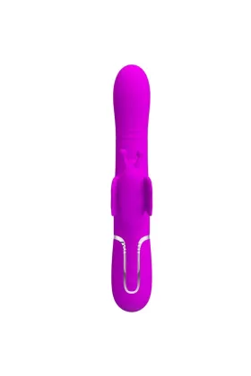 Multifunktions-Kaninchenvibrator 4 in 1 Schmetterling Fuchsia von Pretty Love Flirtation