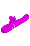 Multifunktions-Kaninchenvibrator 4 in 1 Schmetterling Fuchsia von Pretty Love Flirtation