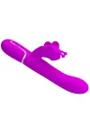 PRETTY LOVE - MULTIFUNKTIONS-RABBITVIBRATOR 4 IN 1 SCHMETTERLING FUCHSIA