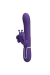 Multifunktions-Kaninchenvibrator 4 in 1 Schmetterling Lila von Pretty Love Flirtation