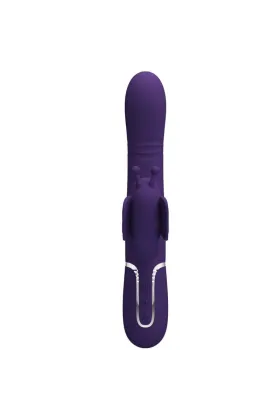 Multifunktions-Kaninchenvibrator 4 in 1 Schmetterling Lila von Pretty Love Flirtation