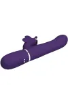 Multifunktions-Kaninchenvibrator 4 in 1 Schmetterling Lila von Pretty Love Flirtation