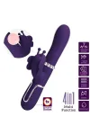 Multifunktions-Kaninchenvibrator 4 in 1 Schmetterling Lila von Pretty Love Flirtation