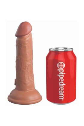 Elite realistischer Silikondildo 15.2 cm Karamell von King Cock kaufen | Fesselliebe