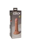 Realistischer Silikon Dildo Elite 17,8 cm Karamell von King Cock kaufen - Fesselliebe