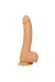 Silikon-Dildo 20.32 cm Beige von Calexotics