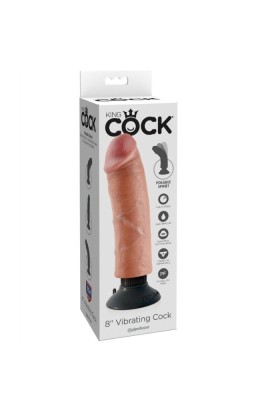 Vibratordildo 20.32 cm Natürlich von King Cock kaufen | Fesselliebe