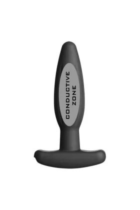 Silikon Schwarz Rocker Butt Plug Klein von Electrastim