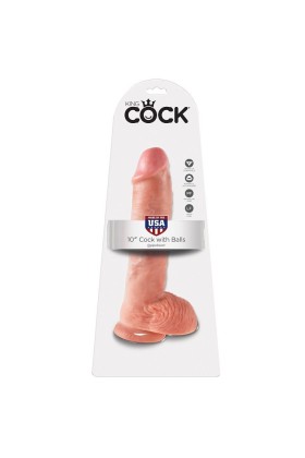 10 Schwanzfleisch mit Eier 26.5 cm von King Cock kaufen | Fesselliebe