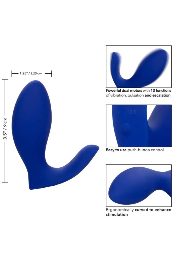 Admiral Rimming Prostata-Stimulator & Vibrator Blau von Calexotics kaufen | Fesselliebe