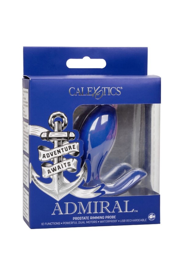 Admiral Rimming Prostata-Stimulator & Vibrator Blau von Calexotics kaufen | Fesselliebe