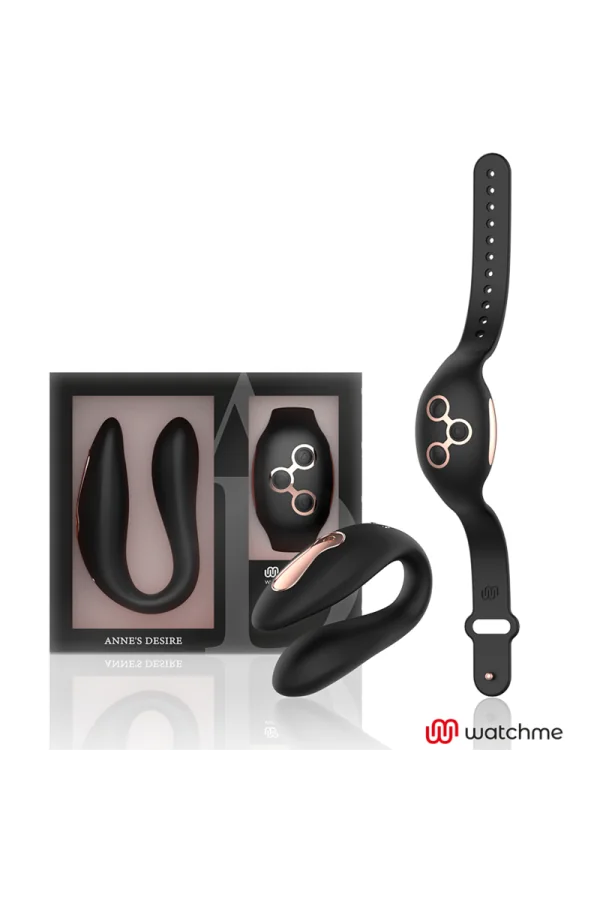 Dual Pleasure Wirless Technology Schwarz / Gold von Anne's Desire kaufen - Fesselliebe