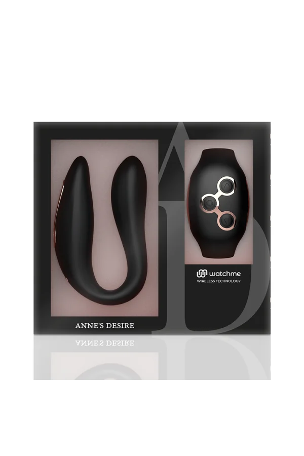 Dual Pleasure Wirless Technology Schwarz / Gold von Anne's Desire kaufen - Fesselliebe