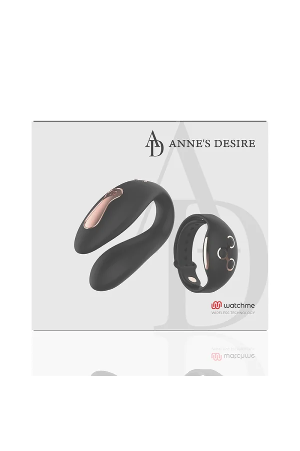 Dual Pleasure Wirless Technology Schwarz / Gold von Anne's Desire kaufen - Fesselliebe