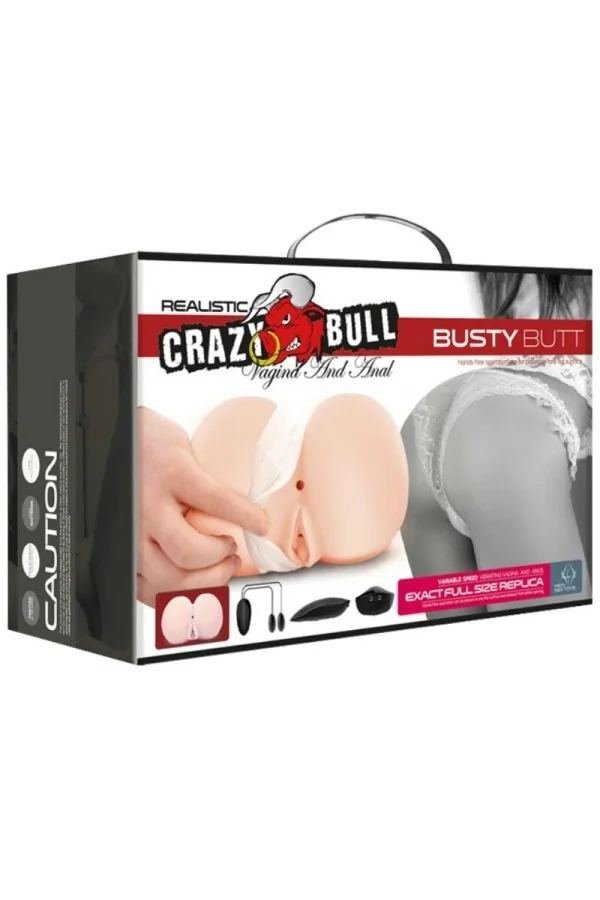 Realistischer Anus und Vagina mit Vibration 6 von Crazy Bull kaufen - Fesselliebe