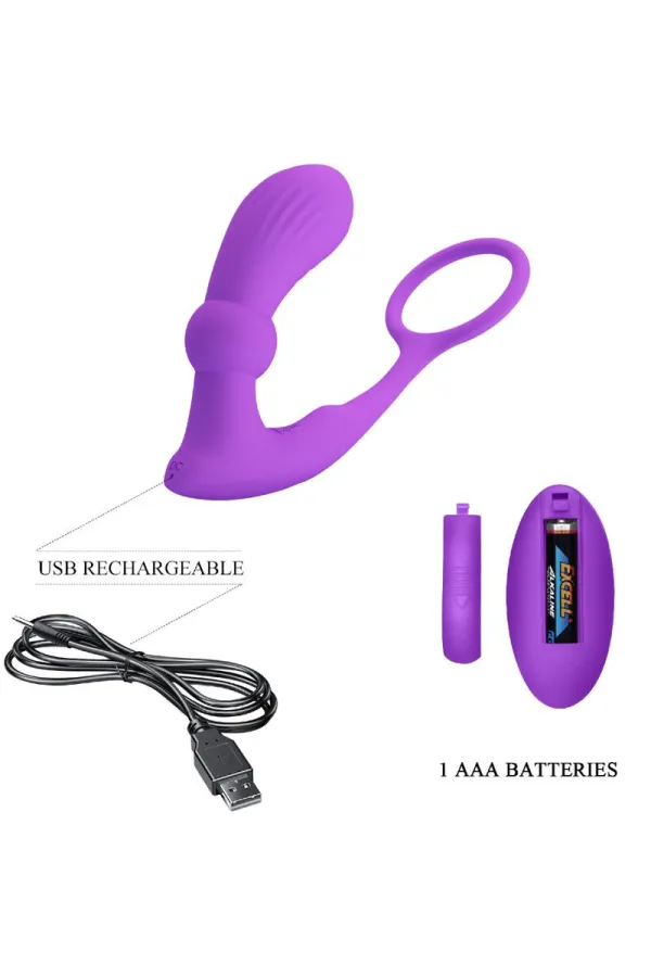 Warren Violet Analring & Vibrator von Pretty Love Bottom kaufen - Fesselliebe