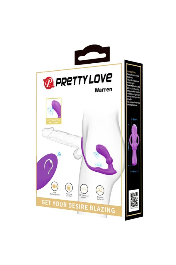 Warren Violet Analring & Vibrator von Pretty Love Bottom kaufen - Fesselliebe