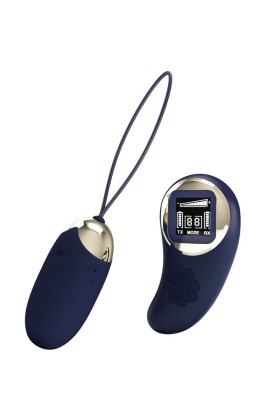 Mina Vibrierendes Ei mit Fernbedienung Blau von Pretty Love Led kaufen | Fesselliebe